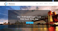 Desktop Screenshot of nansolicitors.com