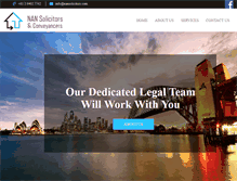 Tablet Screenshot of nansolicitors.com